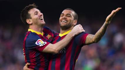Dani Alves Responds To Messi’s Tearful Barcelona Goodbye