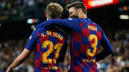 Barcelona’s Frenkie de Jong Brutally Trolled By Gerard Pique
