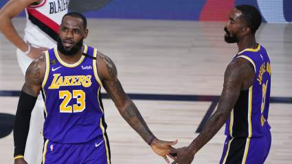 Lakers Star LeBron James Reacts to JR Smith’s Latest Move