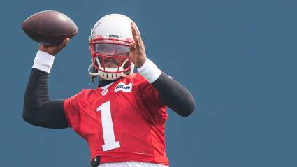 Cam Newton Shows Off Arm Strength in Patriots Practice Video [WATCH]