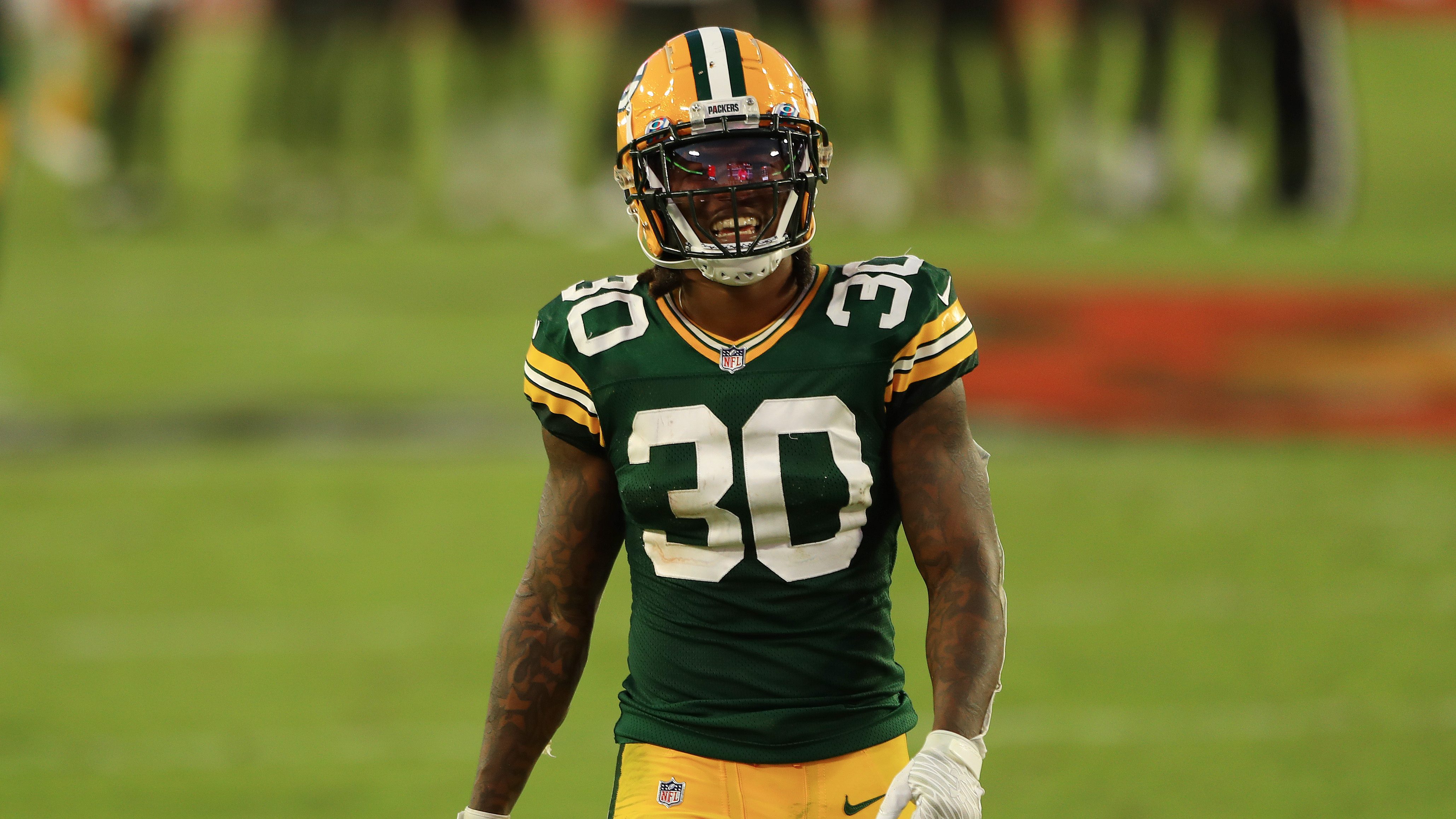 VIDEO: You have to see Lions RB Jamaal Williams' hilarious press