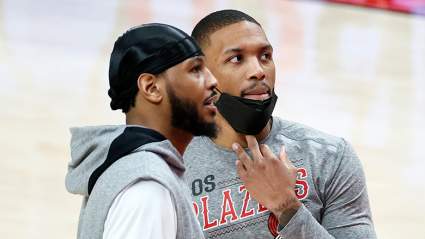 Damian Lillard Sends Message to Carmelo Anthony After Lakers Signing