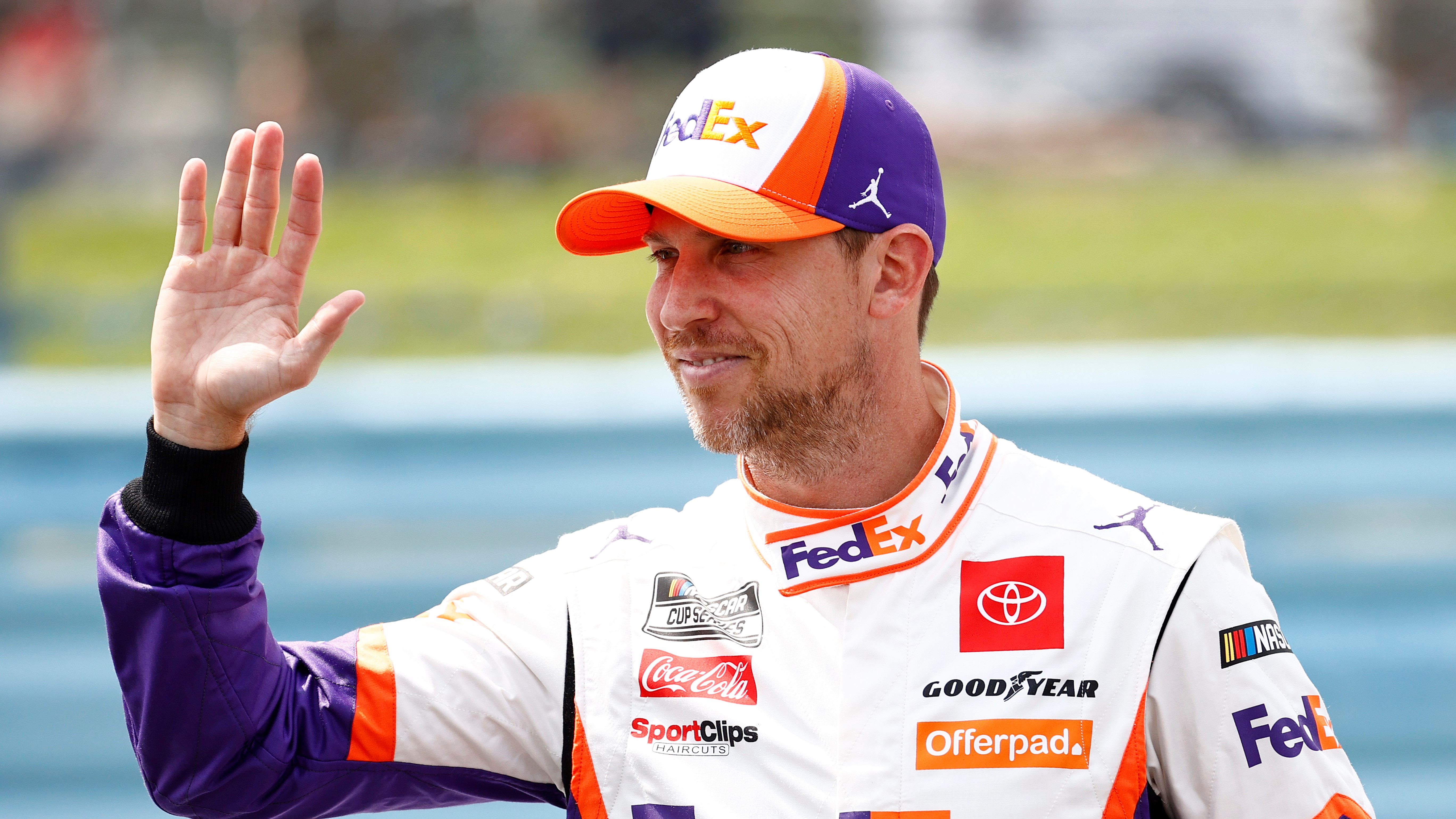 Denny Hamlin Clinches Playoff Spot At Indianapolis | Heavy.com