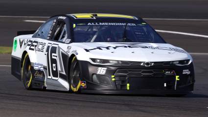 AJ Allmendinger Finally Kisses the Bricks at Indianapolis