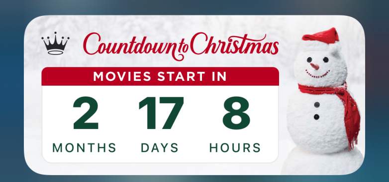 Hallmark Christmas Countdown