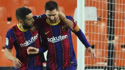 Barcelona’s Jordi Alba Hits Back At ‘Lies’ Over Messi’s Exit