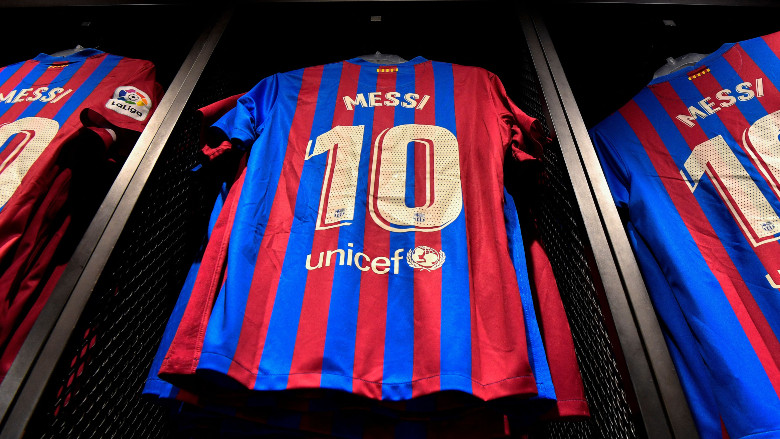 Lionel Messi's Barcelona shirt