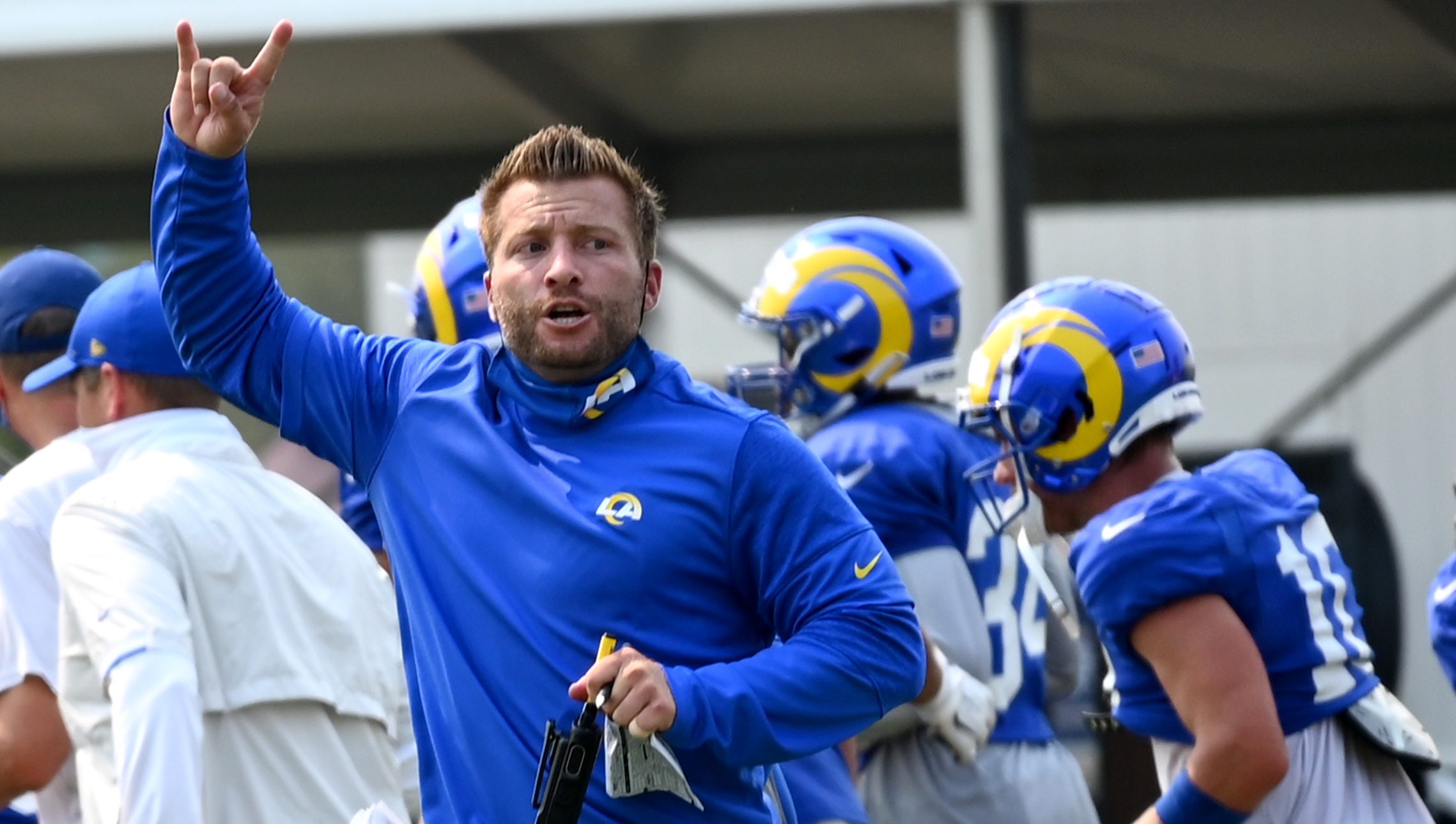 Sean McVay 'Energized' Despite Los Angeles Rams' Tiring