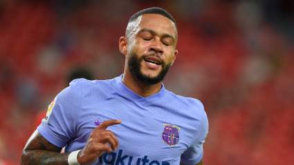 Memphis Depay Scores Stunning First La Liga Goal For Barcelona [WATCH]