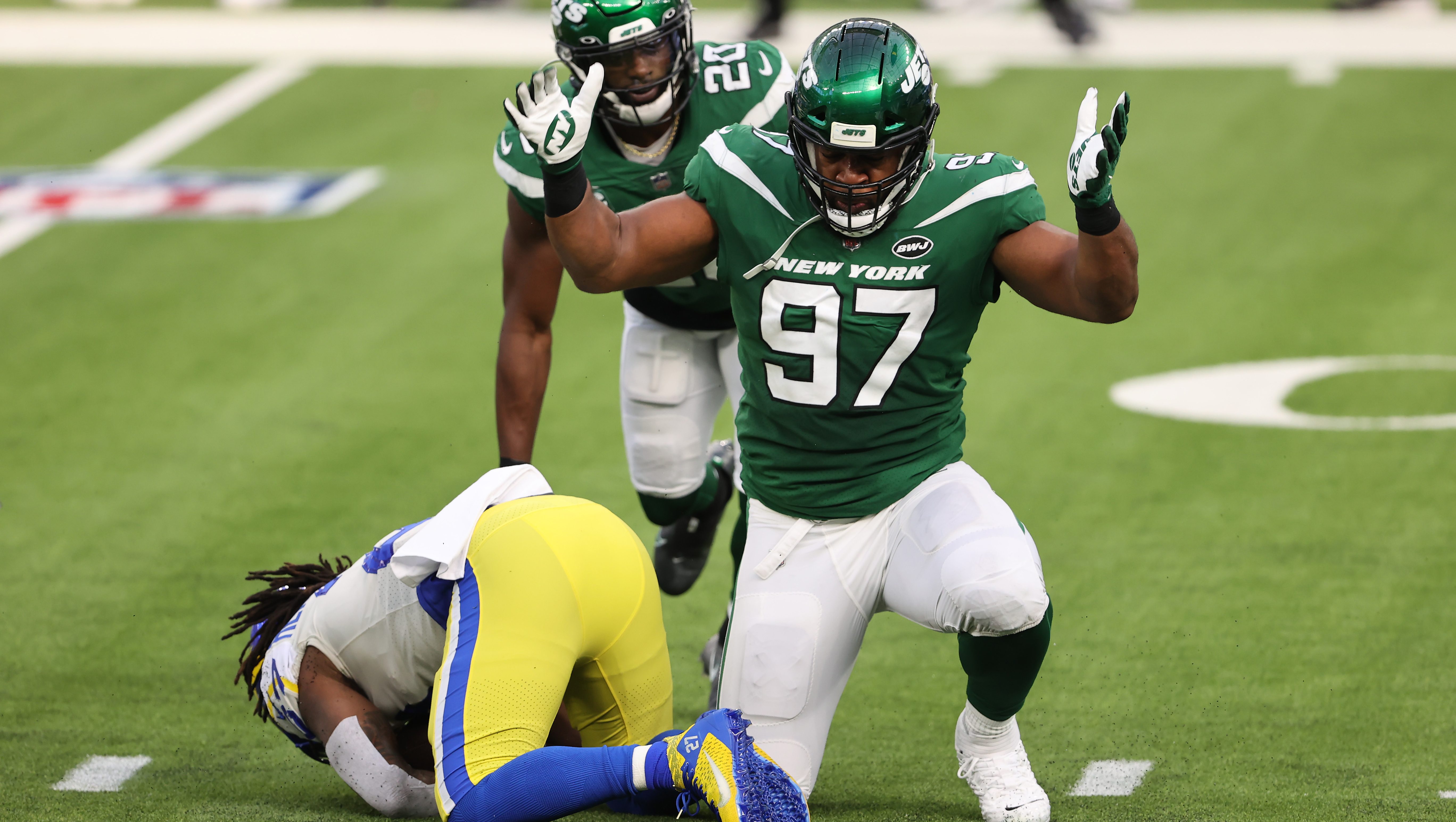 Nathan Shepherd Compares Jets D-Line to Marvel's Avengers