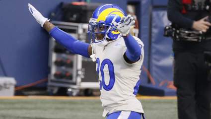 L.A. Rams CB Jalen Ramsey Pulls Off Acrobatic Takeaway [WATCH]