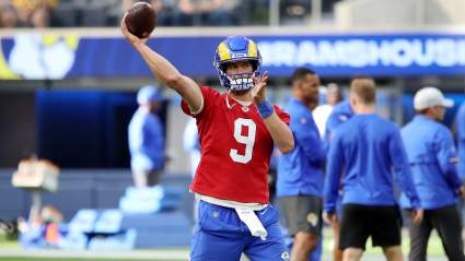 Report: Matthew Stafford Leaves Practice with Thumb Wrapped