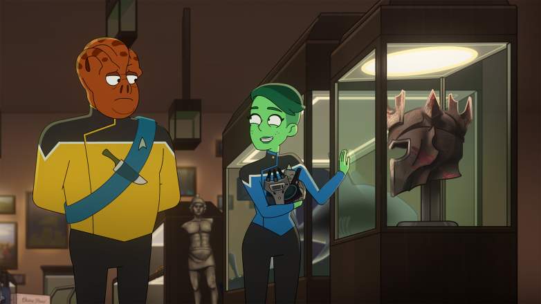 Lieutenant Kayshon and Ensign Tendi in "Star Trek: Lower Decks"