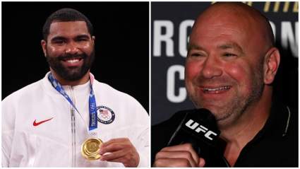 Gable Steveson Explains Tweet to Dana White