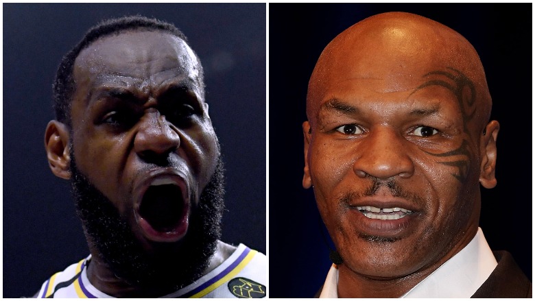 LeBron James and Mike Tyson