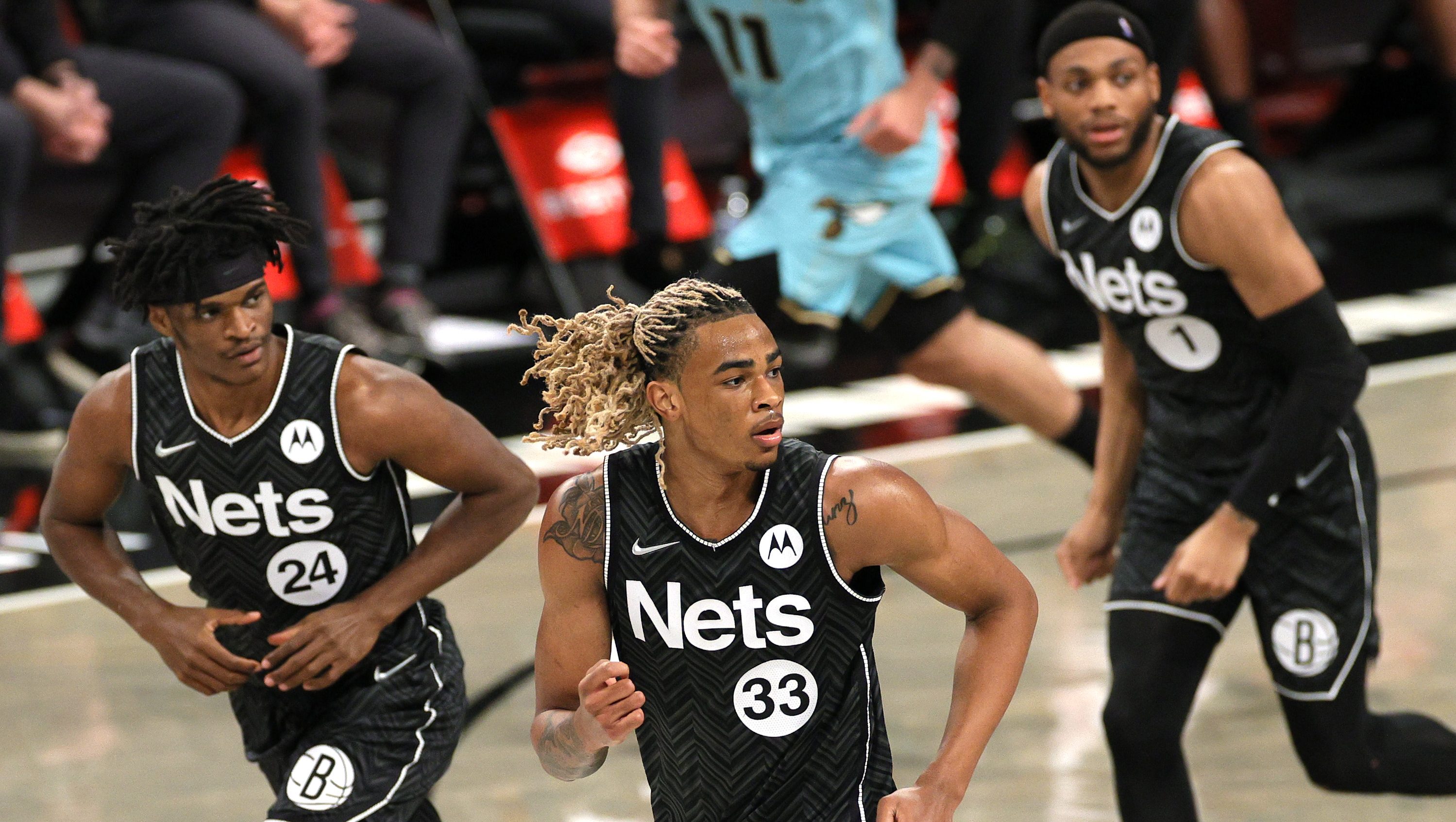 For Alize Johnson, timing was everything. For the Nets, too