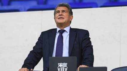 Laporta Sends Message To Barcelona Fans After UCL Loss [WATCH]