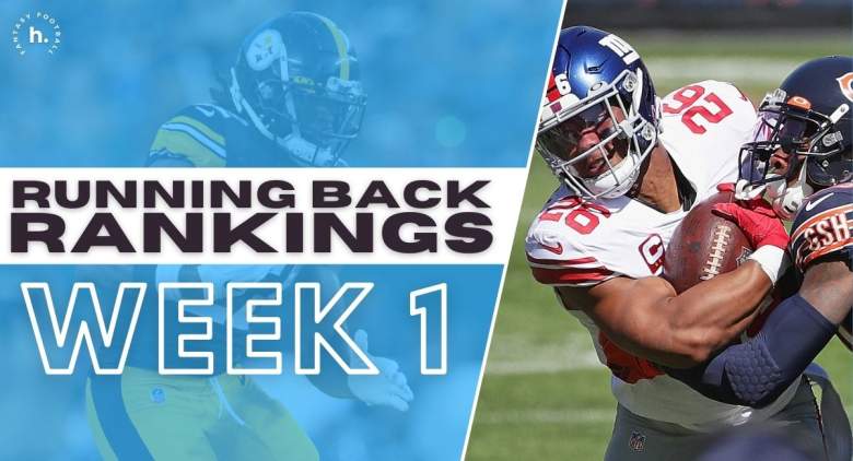 week 1 running back rankings