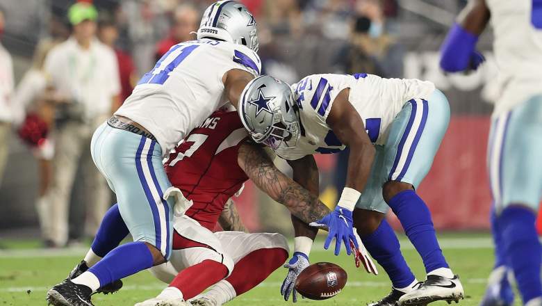 Keanu Neal with Cowboys