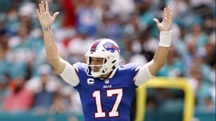 Bills Go Nuts to Protect QB Josh Allen from Dolphins CB [VIDEO]