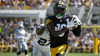 Steelers’ Diontae Johnson Breaks Silence After Grim Injury vs. Raiders