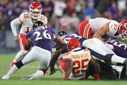 Twitter Torches Chiefs’ Clyde Edwards-Helaire for Costly Fumble vs. Ravens