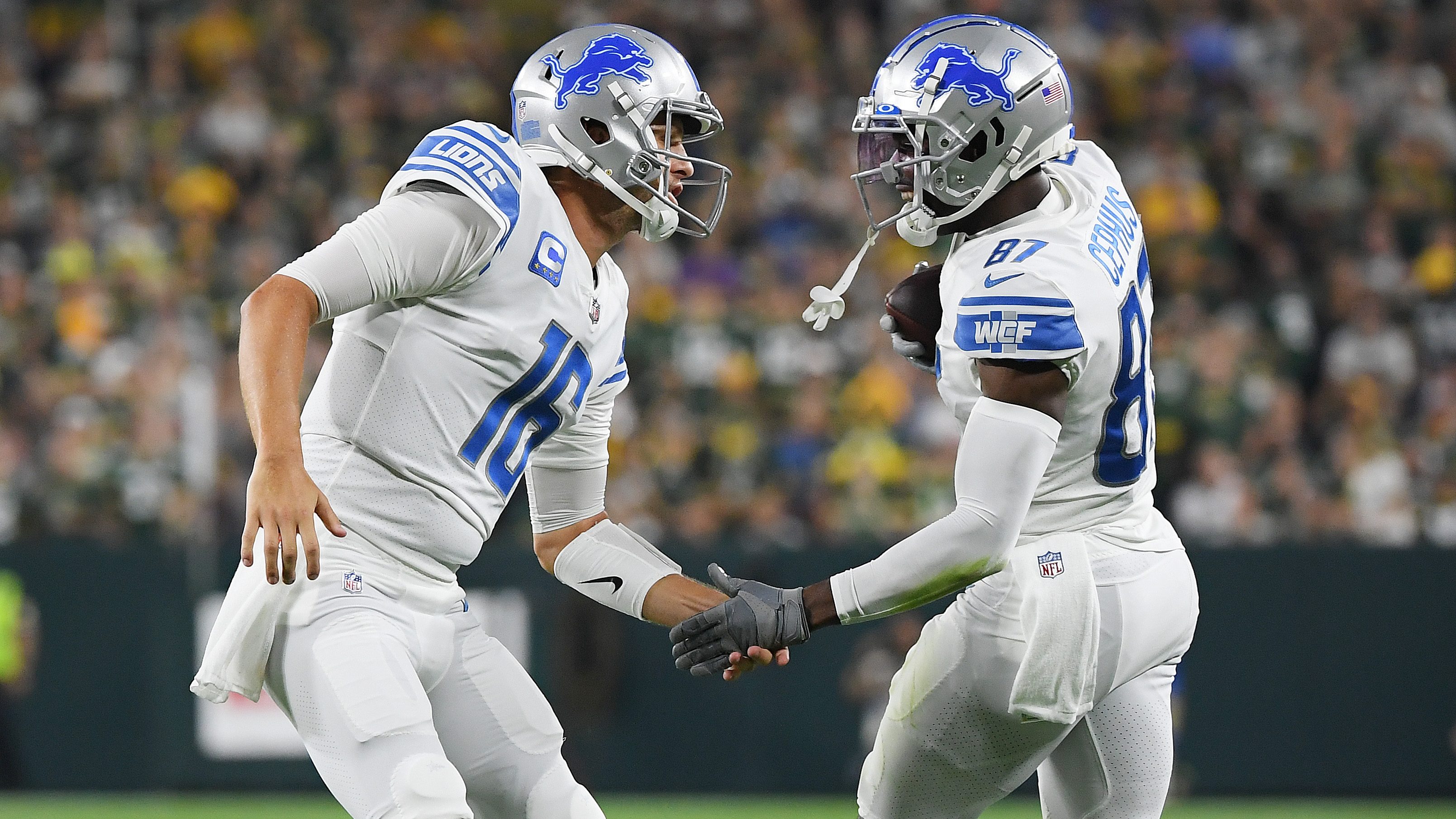 Detroit Lions' Jared Goff, Jameson Williams have 'growing connection