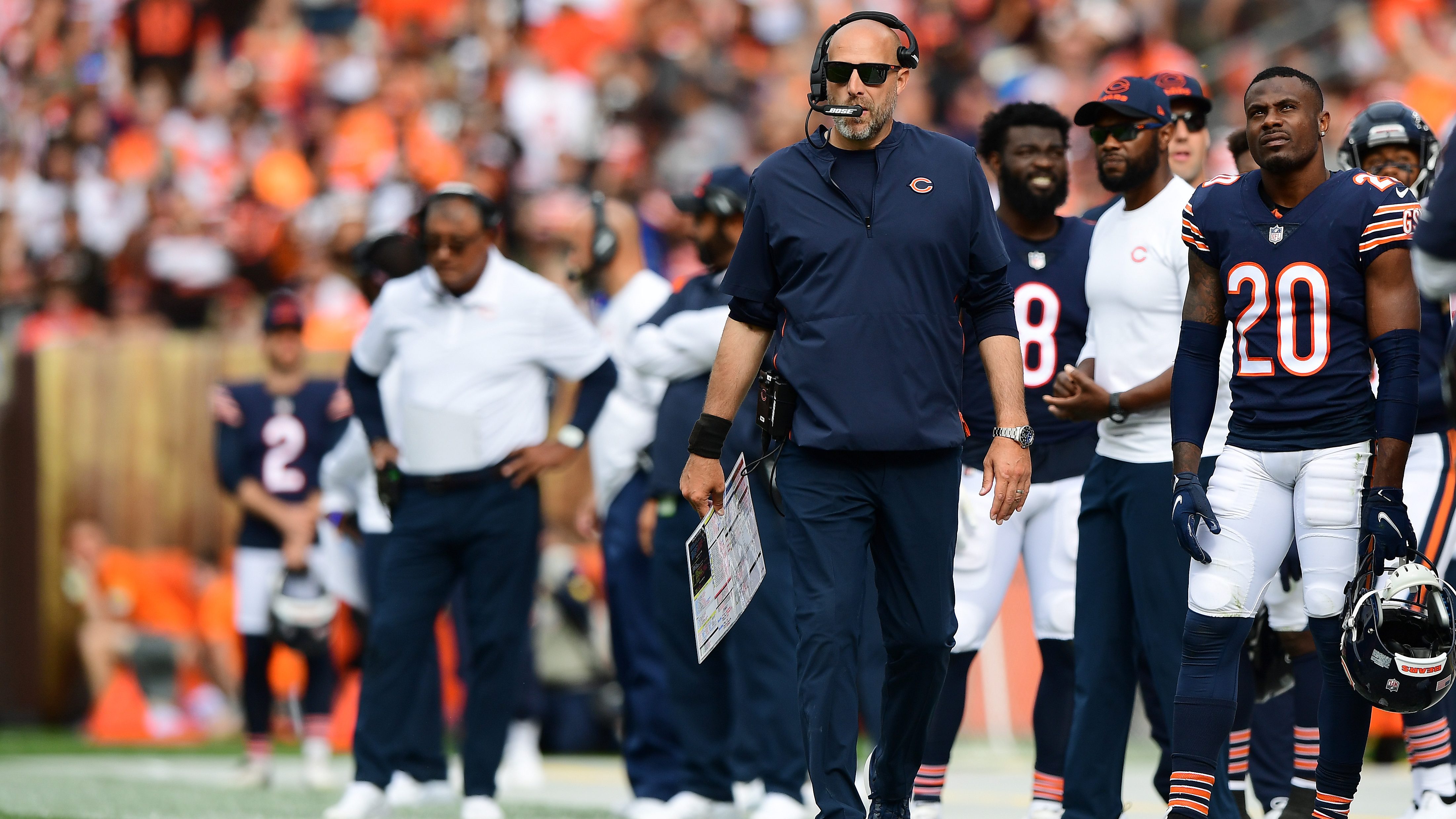 Report: Chicago Bears head coach Matt Nagy out after Detroit Lions