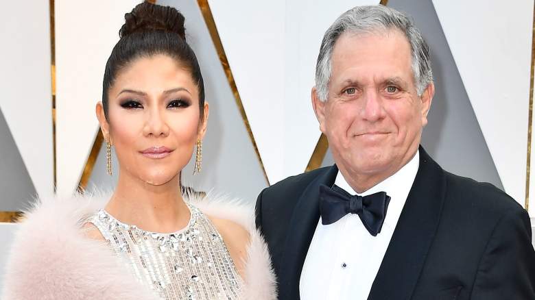 TV personality Julie Chen (L) and CBS Chairman Leslie Moonves attend the 89th Annual Academy Awards