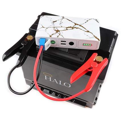 Marble jump starter with car battery
