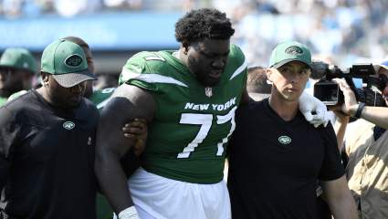 Jets Star Injured, Carted off in Bittersweet Moment for Zach Wilson [LOOK]