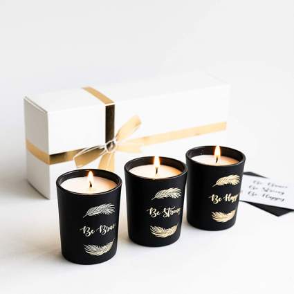 scented candle gift set