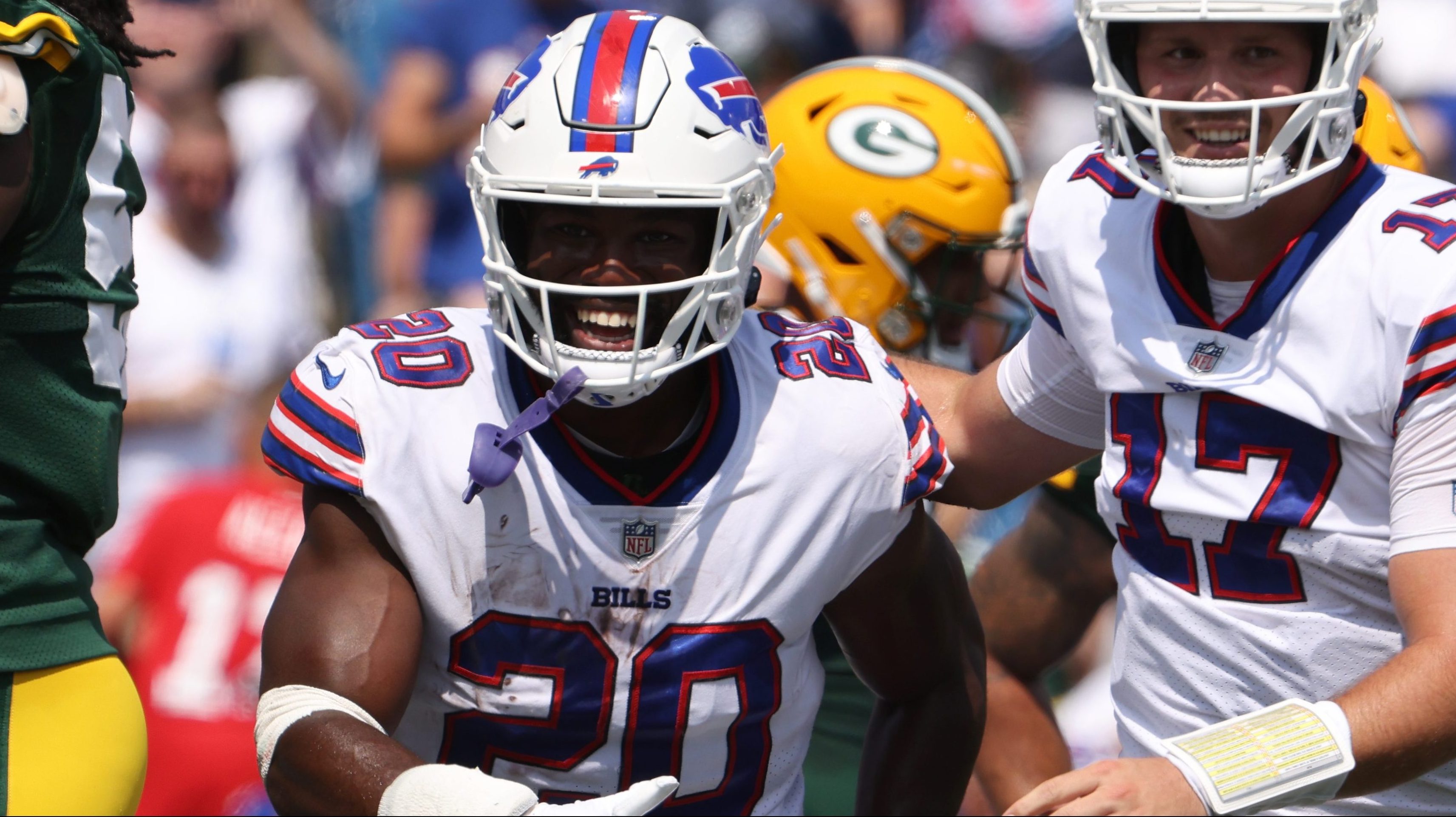 Bills Running Back Zack Moss Runs For Pair Of Touchdowns In Win