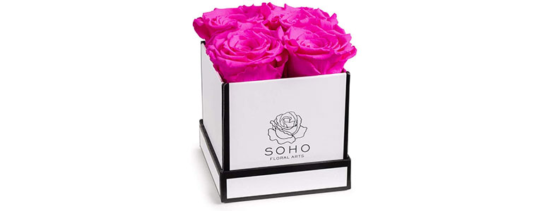 soho floral arts roses in a box