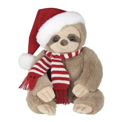Bearington Plush Santa Sloth