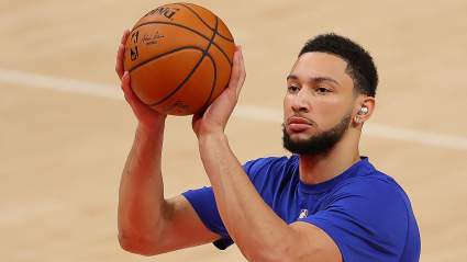 Sixers’ Simmons Seen at Shootaround Prior to Hawks Game