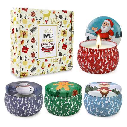 Christmas Scented Candles Gifts Set