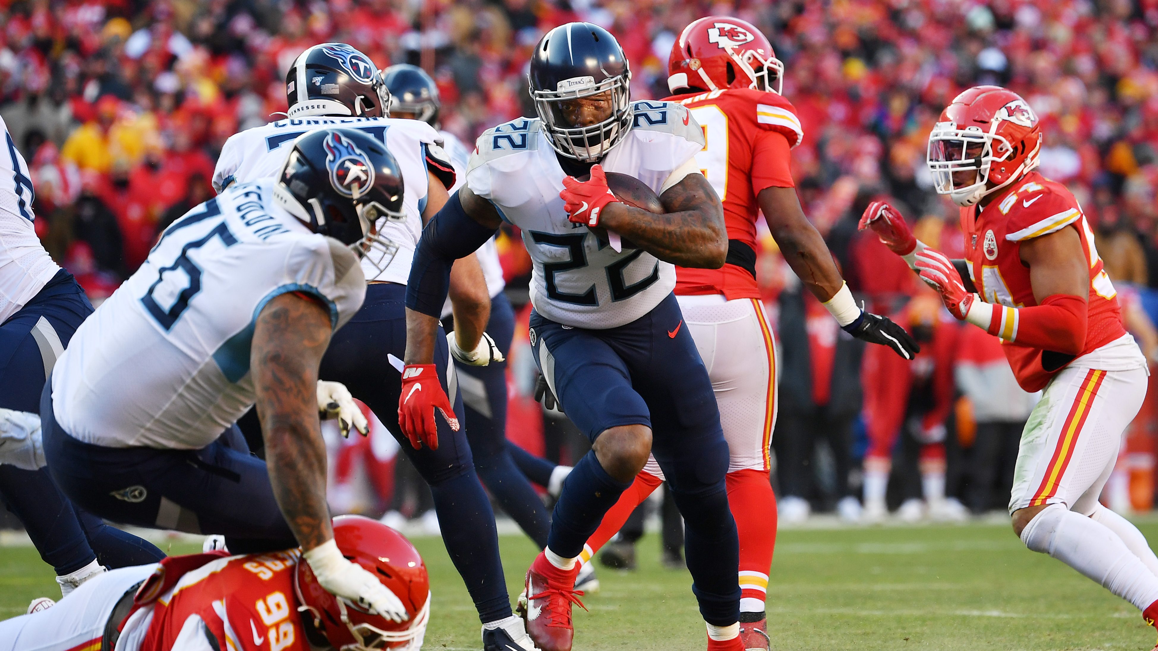 Andy Reid likens Titans' Derrick Henry to Browns legend Marion Motley