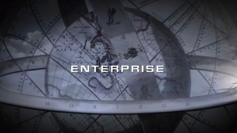 Intro screen from "Star Trek: Enterprise" credits