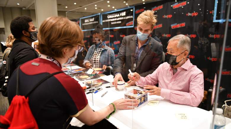 George Takei signs autographs at New York Comic Con