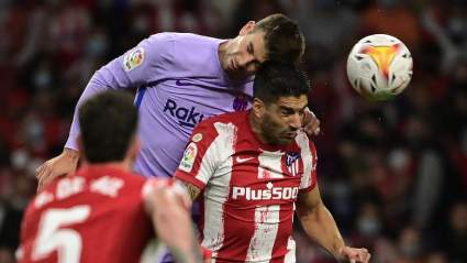 Pique and Busquets Clash During Barcelona vs Atletico [WATCH]