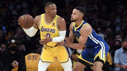 Russell Westbrook Goes Viral for Weird Response to Lakers Debut [WATCH]