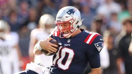 Mac Jones Takes WWE-Goldberg-Style Hit From Cowboys DE [WATCH]