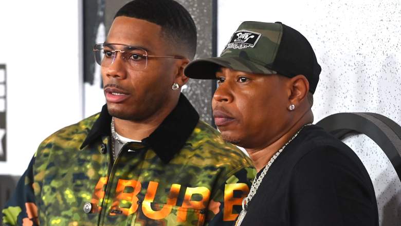 Nelly and City Spud attend the 2021 BET Hip Hop Awards