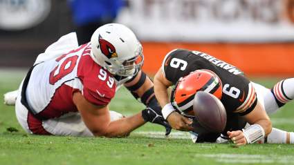 J.J. Watt Ends Sack Drought as Cardinals Clobber Browns QB