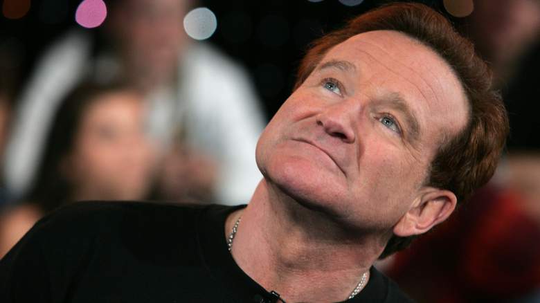 Actor Robin Williams appears onstage during MTV's Total Request Live