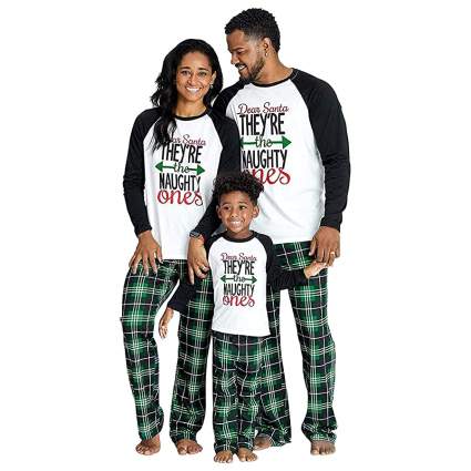 IFFEI Matching Family Christmas Pajamas Sets
