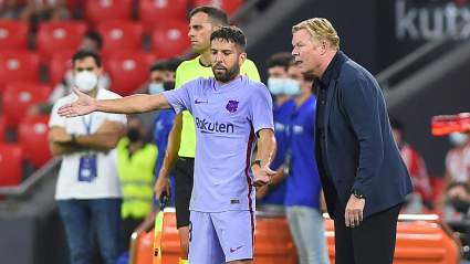 Jordi Alba Baffled By Barcelona Bench During Atletico Clash [WATCH]