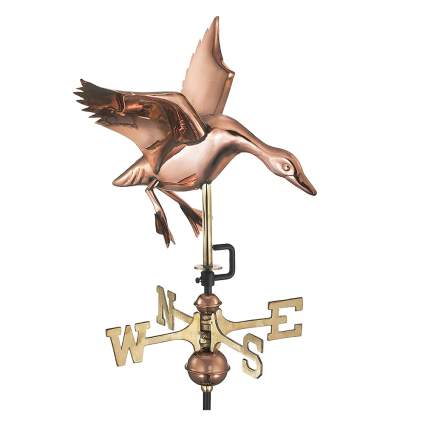 copper goose weathervane