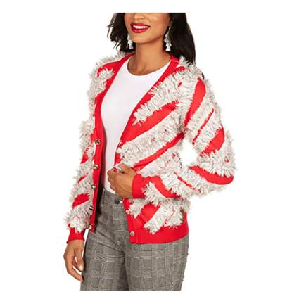 christmas garland cardigan